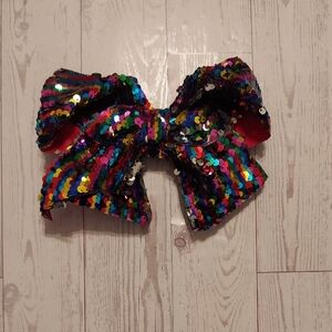 Colorful Sequin Hair Bow